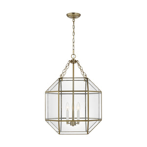 Visual Comfort Studio - 5279403-848 - Three Light Lantern - Morrison - Satin Brass