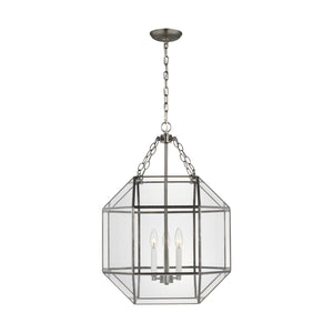 Visual Comfort Studio - 5279403EN-965 - Three Light Lantern - Morrison - Antique Brushed Nickel