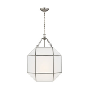 Visual Comfort Studio - 5279453-962 - Three Light Lantern - Morrison - Brushed Nickel