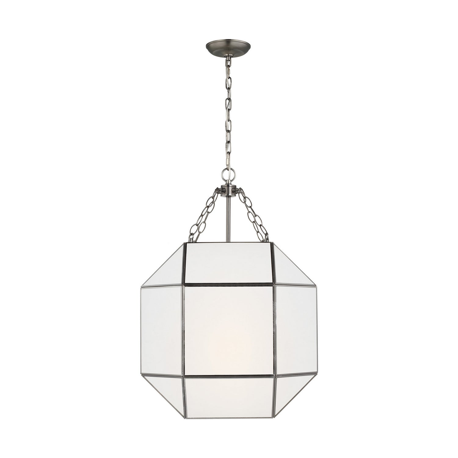 Visual Comfort Studio - 5279453-965 - Three Light Lantern - Morrison - Antique Brushed Nickel