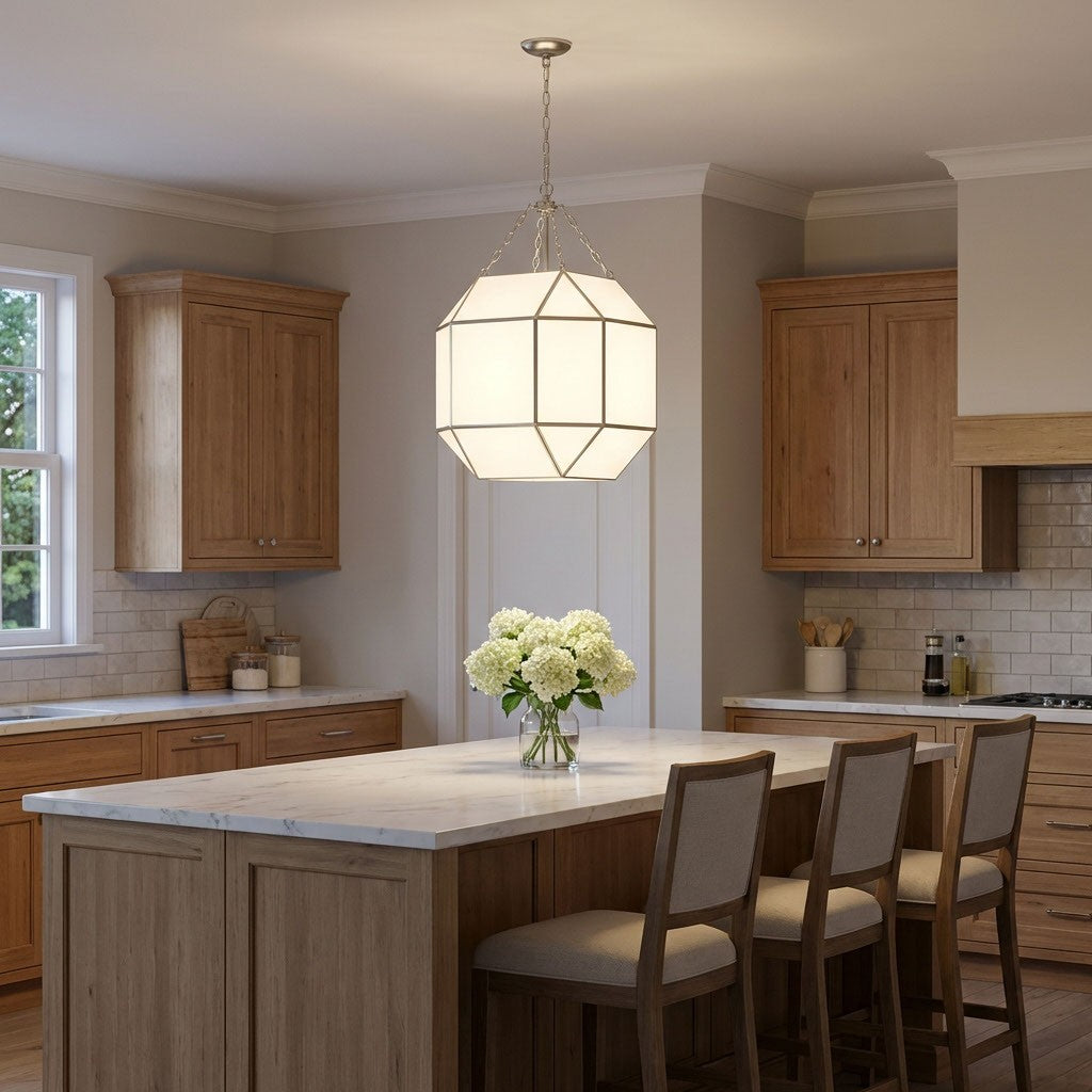 Visual Comfort Studio - 5279454-962 - Four Light Lantern - Morrison - Brushed Nickel