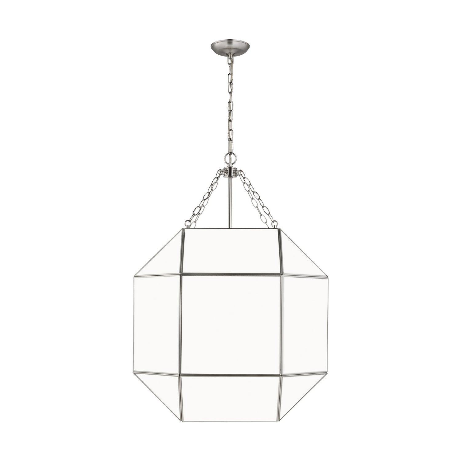 Visual Comfort Studio - 5279454EN-962 - Four Light Lantern - Morrison - Brushed Nickel