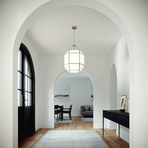 Visual Comfort Studio - 5279454EN-965 - Four Light Lantern - Morrison - Antique Brushed Nickel