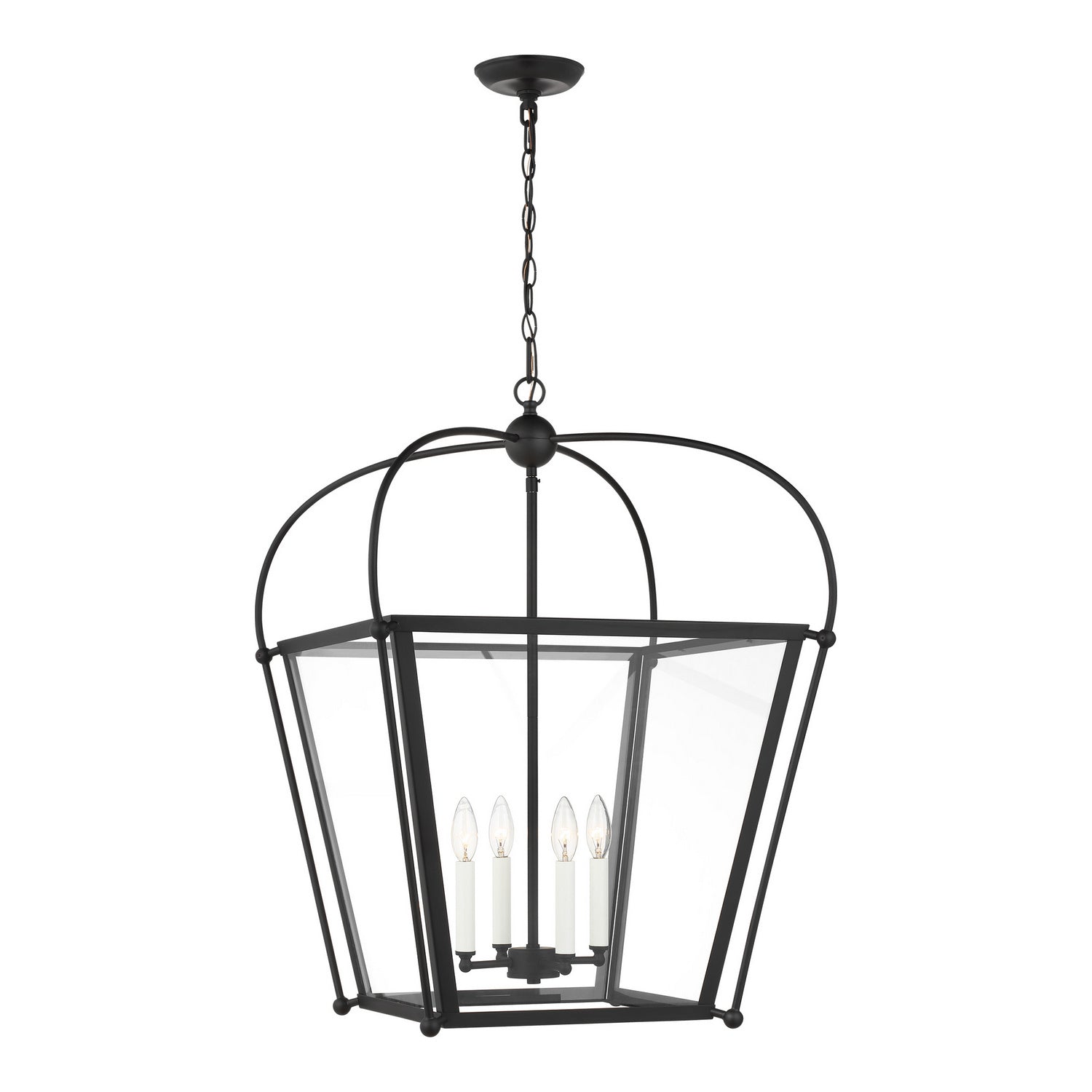 Visual Comfort Studio - 5291004-112 - Four Light Foyer - Charleston - Midnight Black