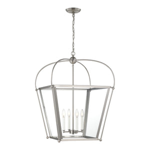 Visual Comfort Studio - 5291004EN-962 - Four Light Foyer - Charleston - Brushed Nickel