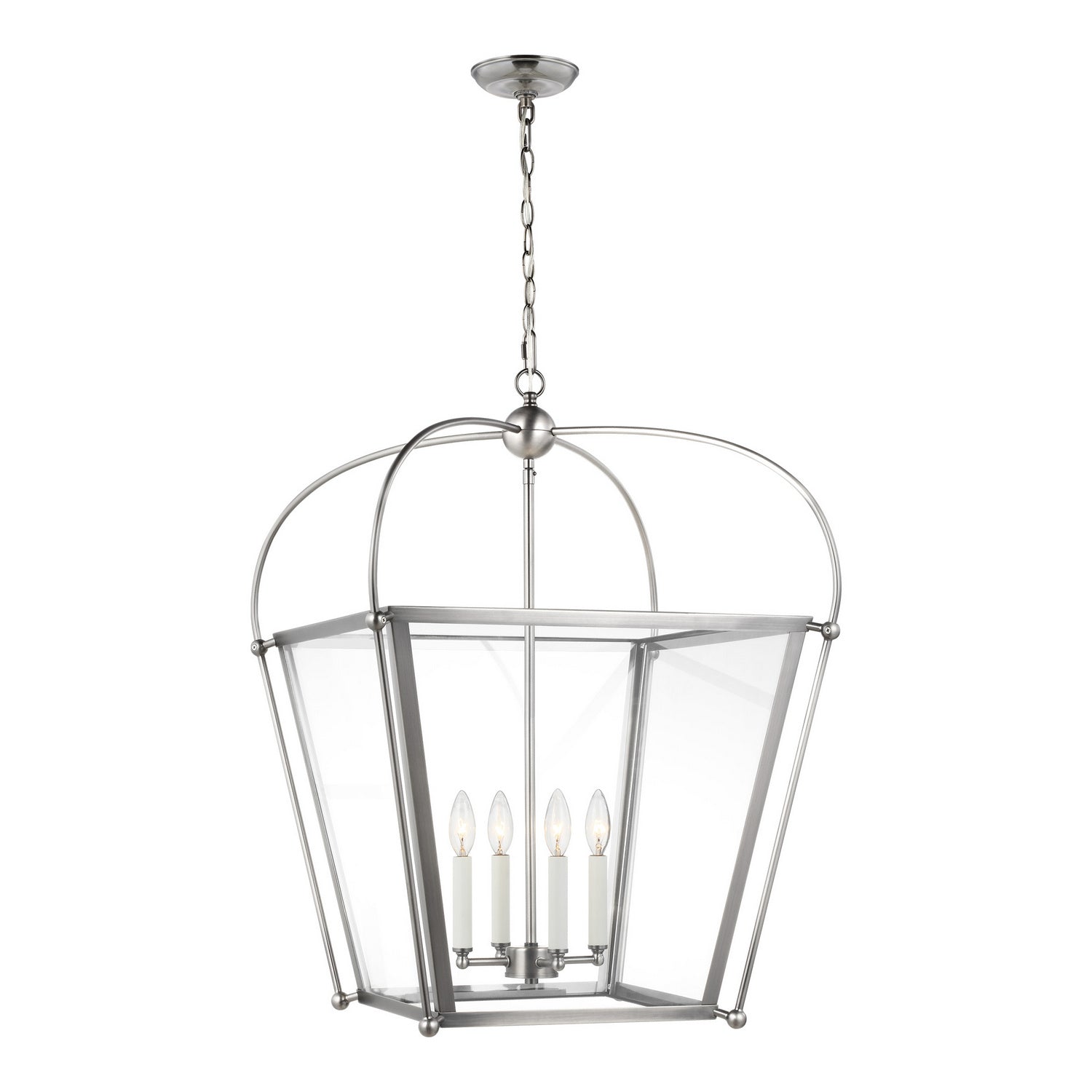 Visual Comfort Studio - 5291004EN-965 - Four Light Foyer - Charleston - Antique Brushed Nickel