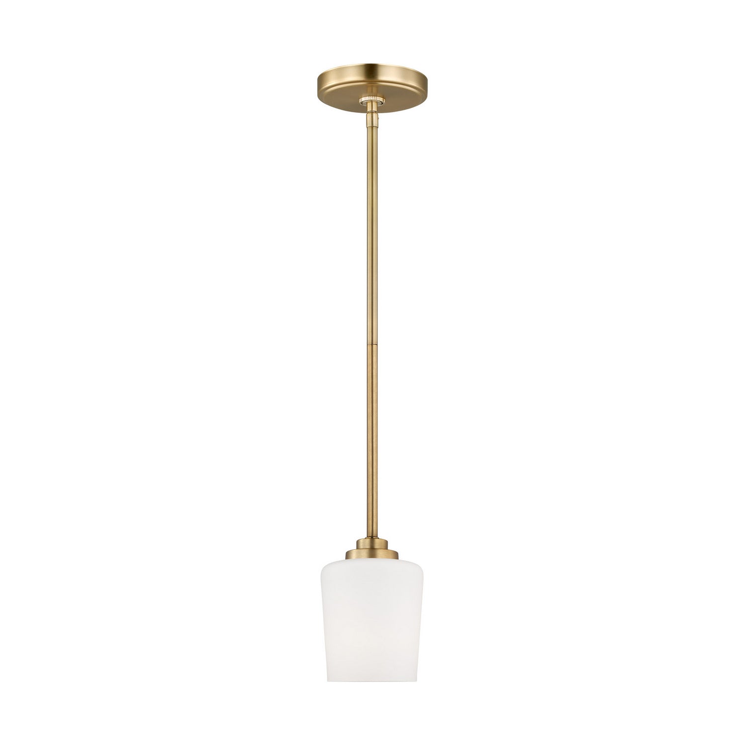 Generation Lighting. - 6102801EN3-848 - One Light Mini-Pendant - Windom - Satin Brass