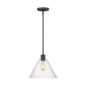 Generation Lighting. - 6227801-112 - One Light Pendant - Belton - Midnight Black