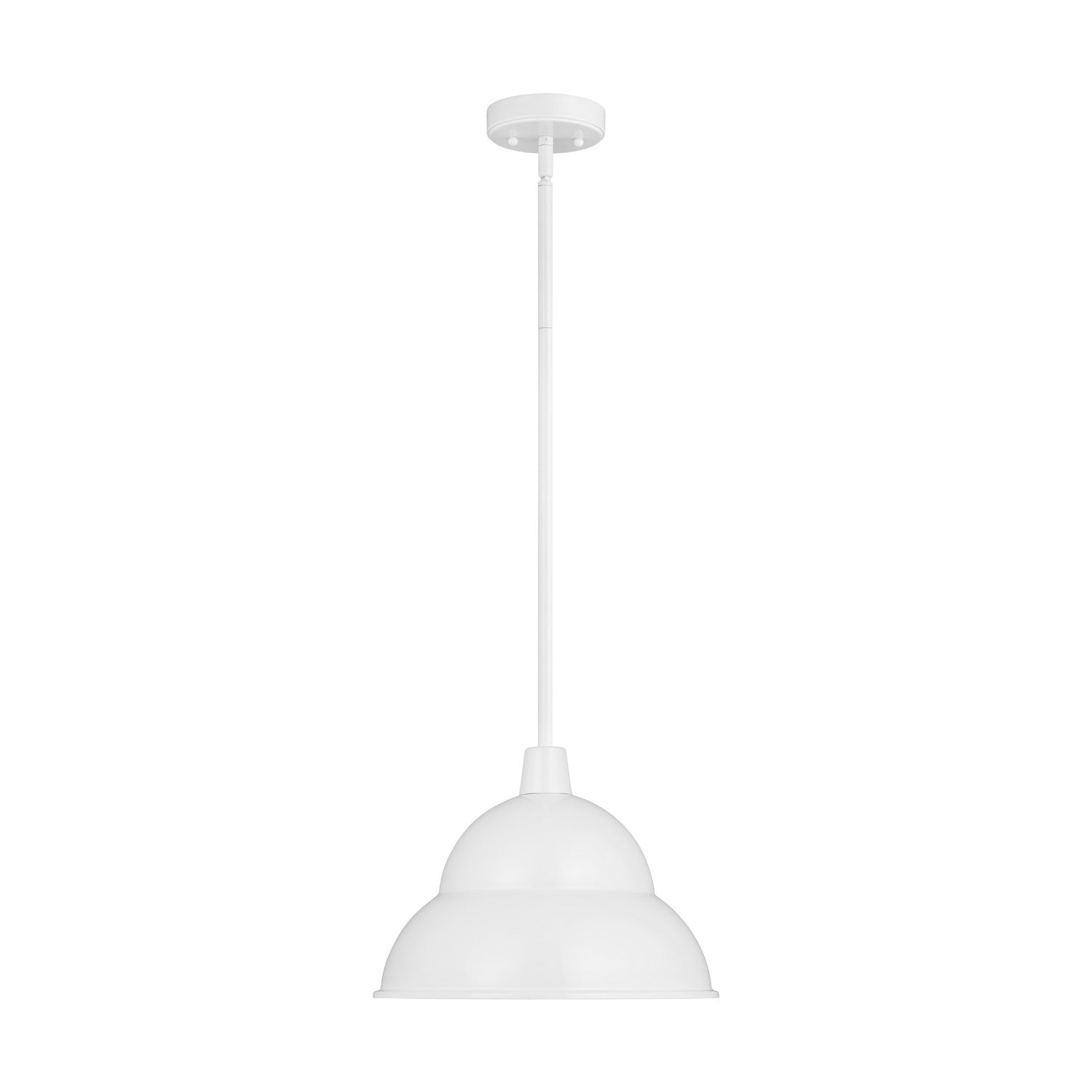 Visual Comfort Studio - 6236701EN3-15 - One Light Outdoor Pendant - Barn Light - White