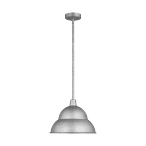 Visual Comfort Studio - 6236701EN3-57 - One Light Outdoor Pendant - Barn Light - Weathered Pewter