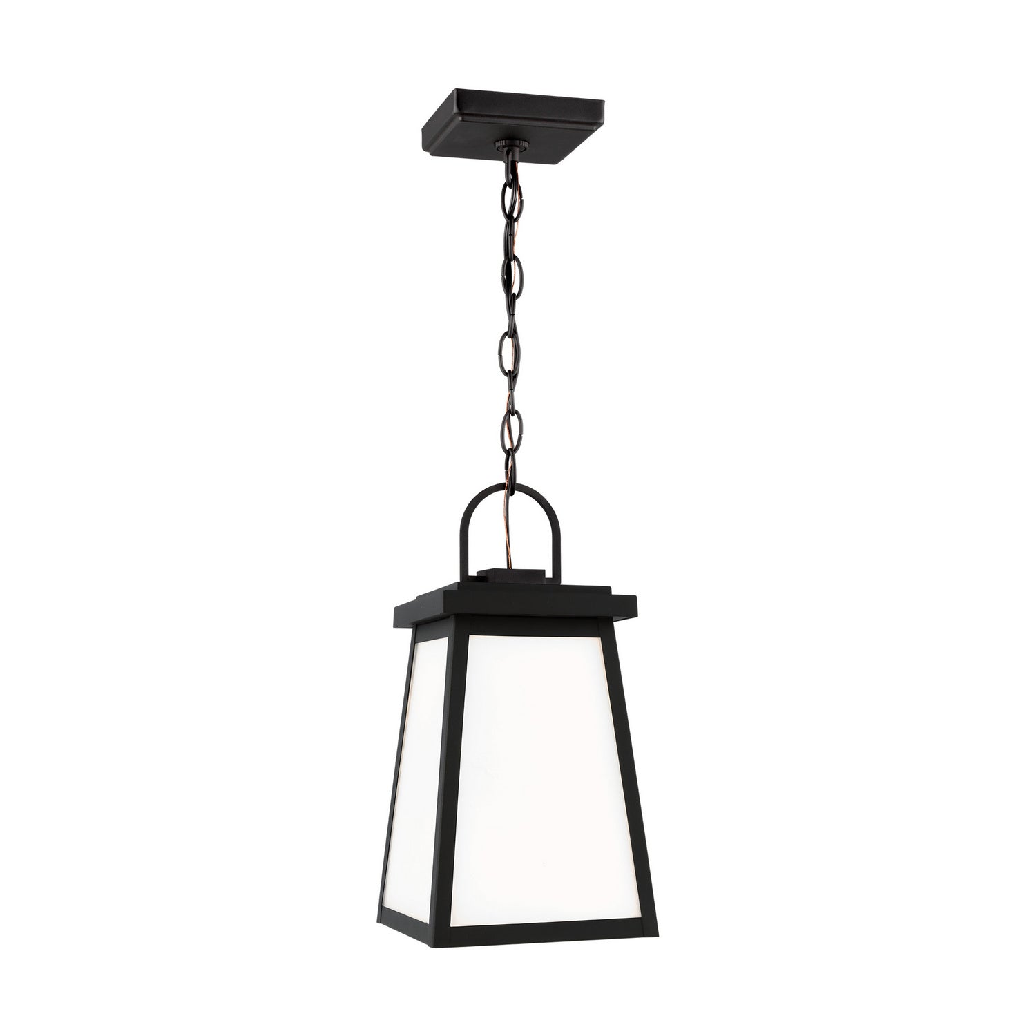 Visual Comfort Studio - 6248401-12 - One Light Outdoor Pendant - Founders - Black
