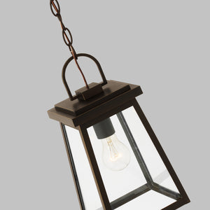 Visual Comfort Studio - 6248401-71 - One Light Outdoor Pendant - Founders - Antique Bronze