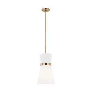 Visual Comfort Studio - 6590501-848 - One Light Pendant - Clark - Satin Brass