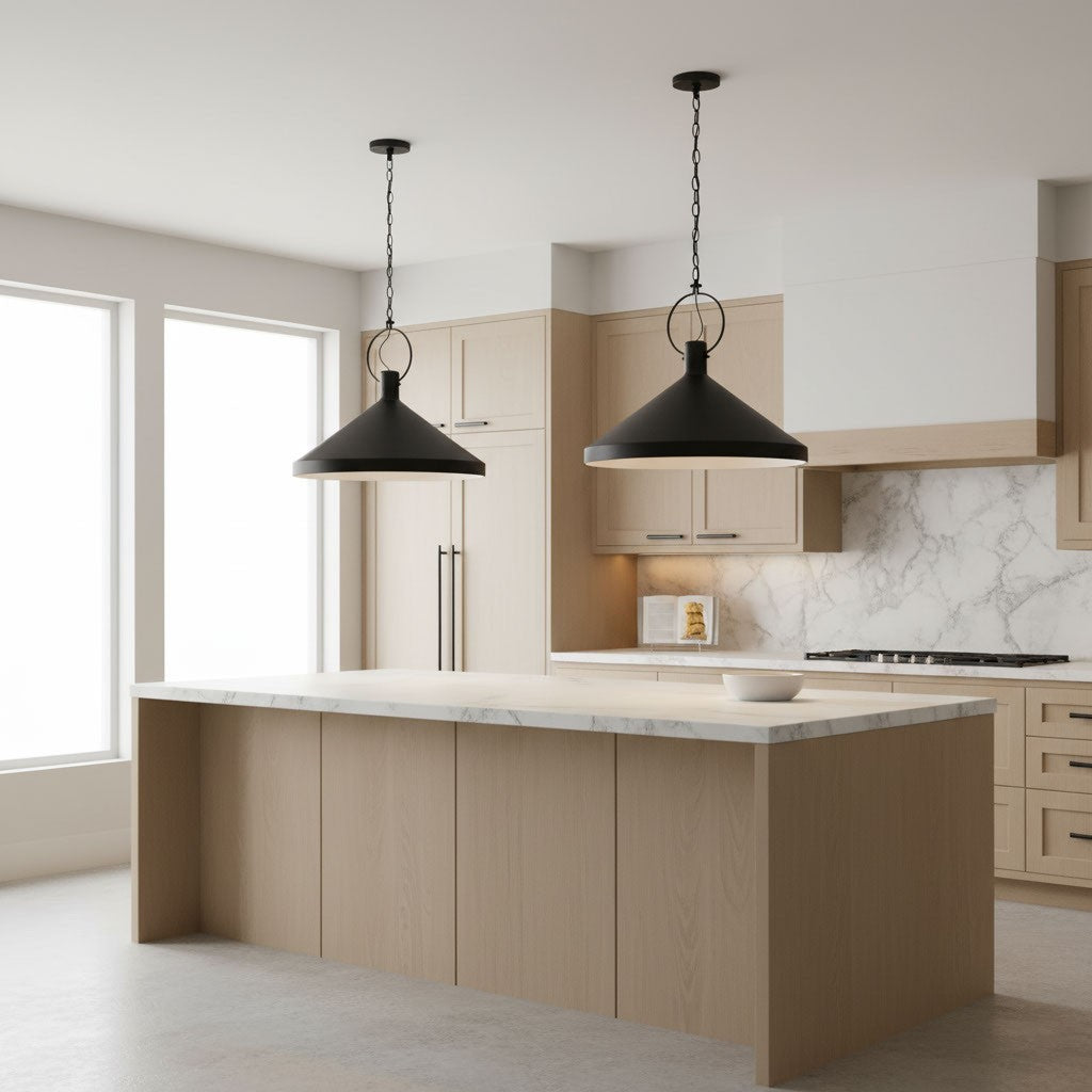 Visual Comfort Studio - 6884901-112 - One Light Pendant - Lyon - Midnight Black