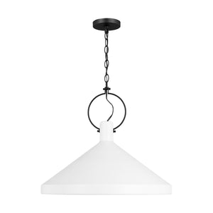 Visual Comfort Studio - 6884901-115 - One Light Pendant - Lyon - Matte White
