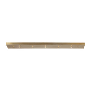 Generation Lighting. - 7449603-848 - Three Light Linear Canopy - Multi-Port Canopy - Satin Brass