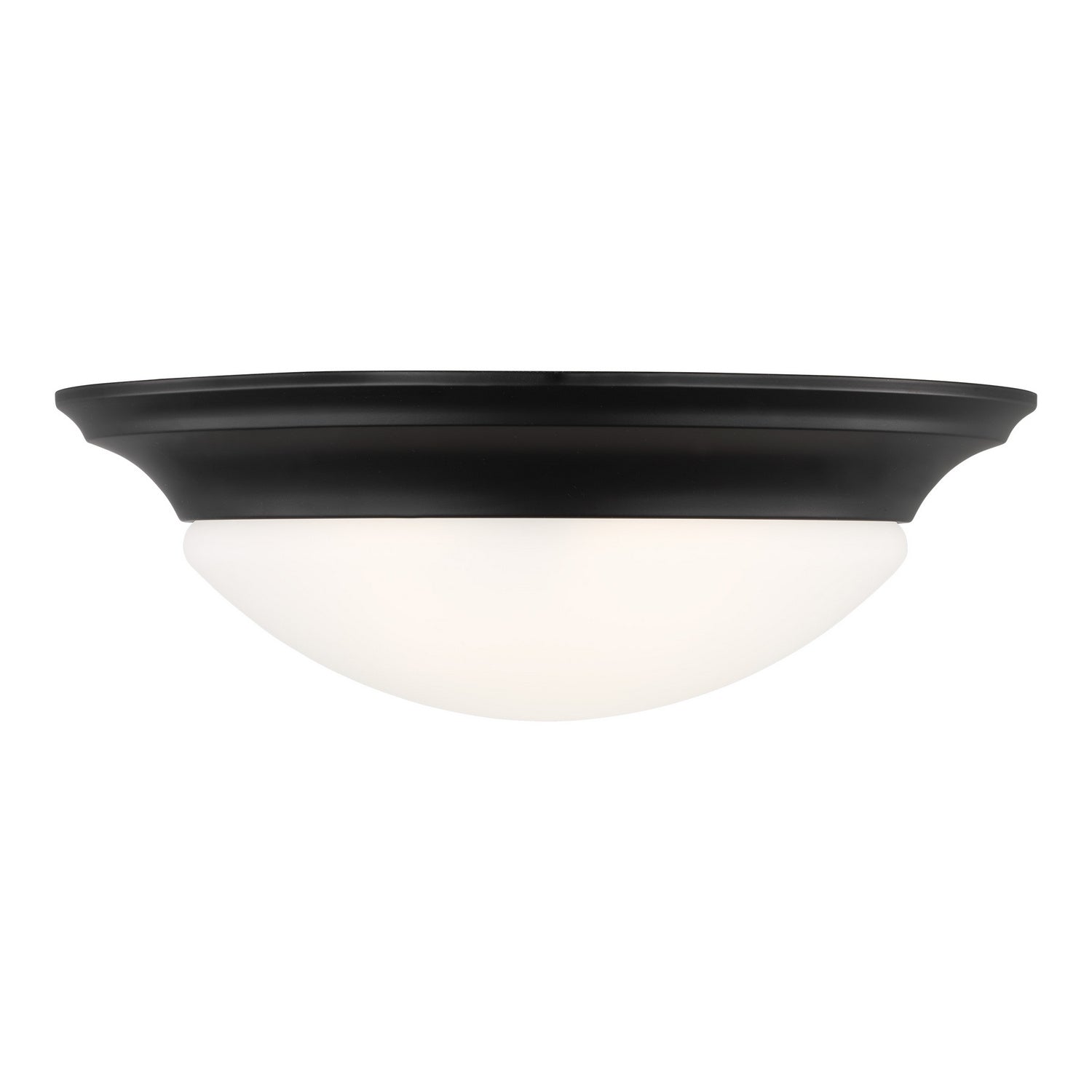 Generation Lighting. - 75436-112 - Three Light Flush Mount - Nash - Midnight Black