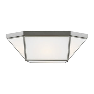 Visual Comfort Studio - 7579452-962 - Two Light Flush Mount - Morrison - Brushed Nickel