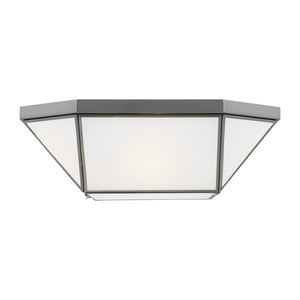 Visual Comfort Studio - 7579452-965 - Two Light Flush Mount - Morrison - Antique Brushed Nickel