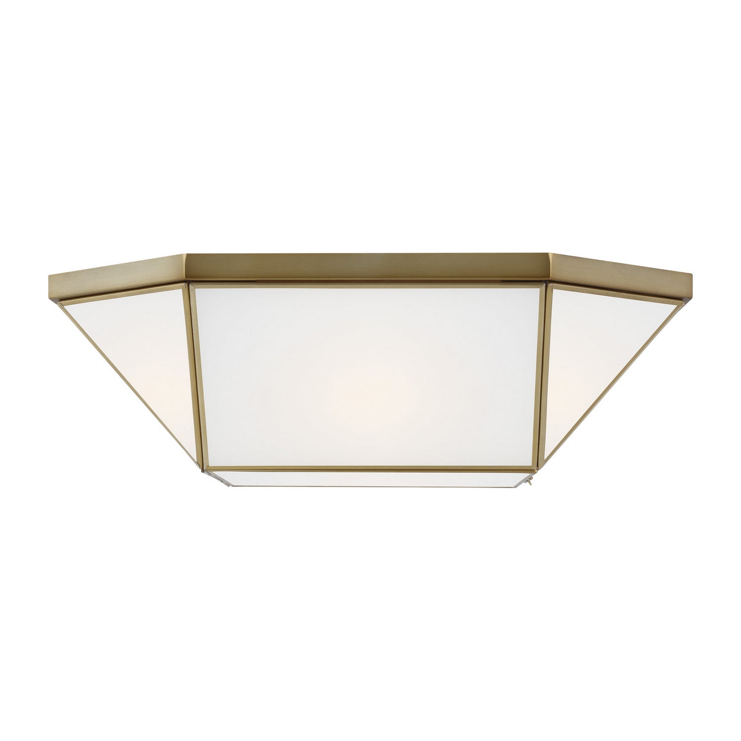 Visual Comfort Studio - 7679454-848 - Four Light Flush Mount - Morrison - Satin Brass