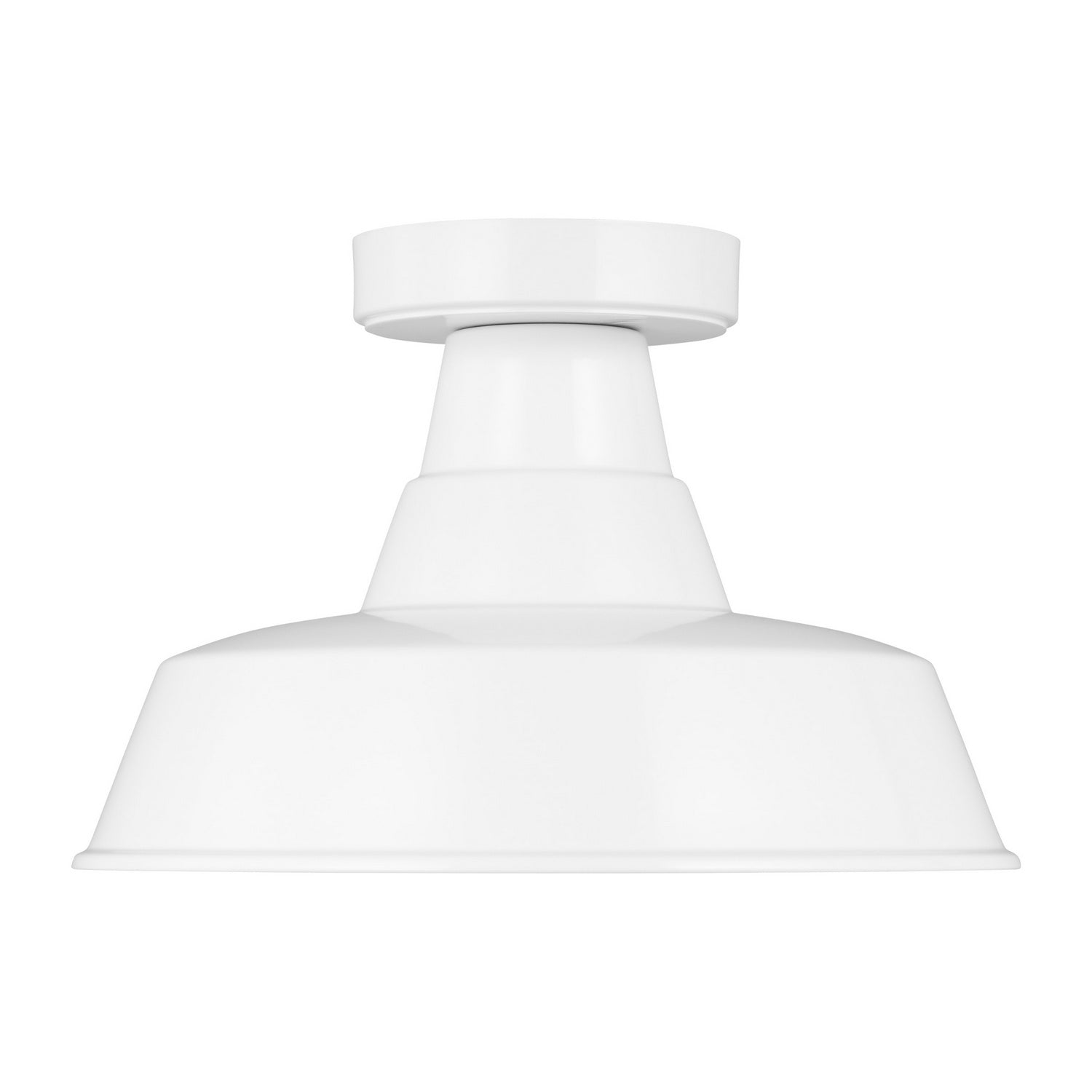 Visual Comfort Studio - 7837401EN3-15 - One Light Outdoor Flush Mount - Barn Light - White