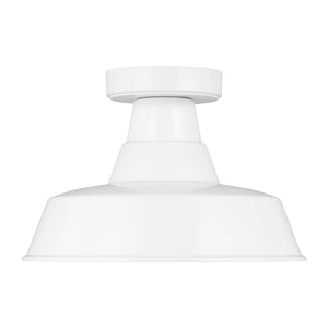 Visual Comfort Studio - 7837401EN3-15 - One Light Outdoor Flush Mount - Barn Light - White