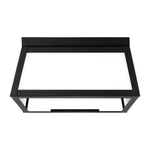 Visual Comfort Studio - 7848402-12 - Two Light Outdoor Flush Mount - Founders - Black
