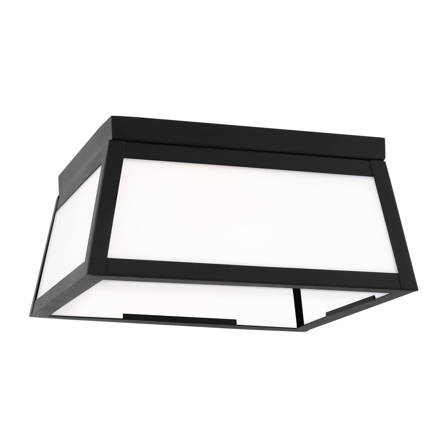Visual Comfort Studio - 7848402-12 - Two Light Outdoor Flush Mount - Founders - Black