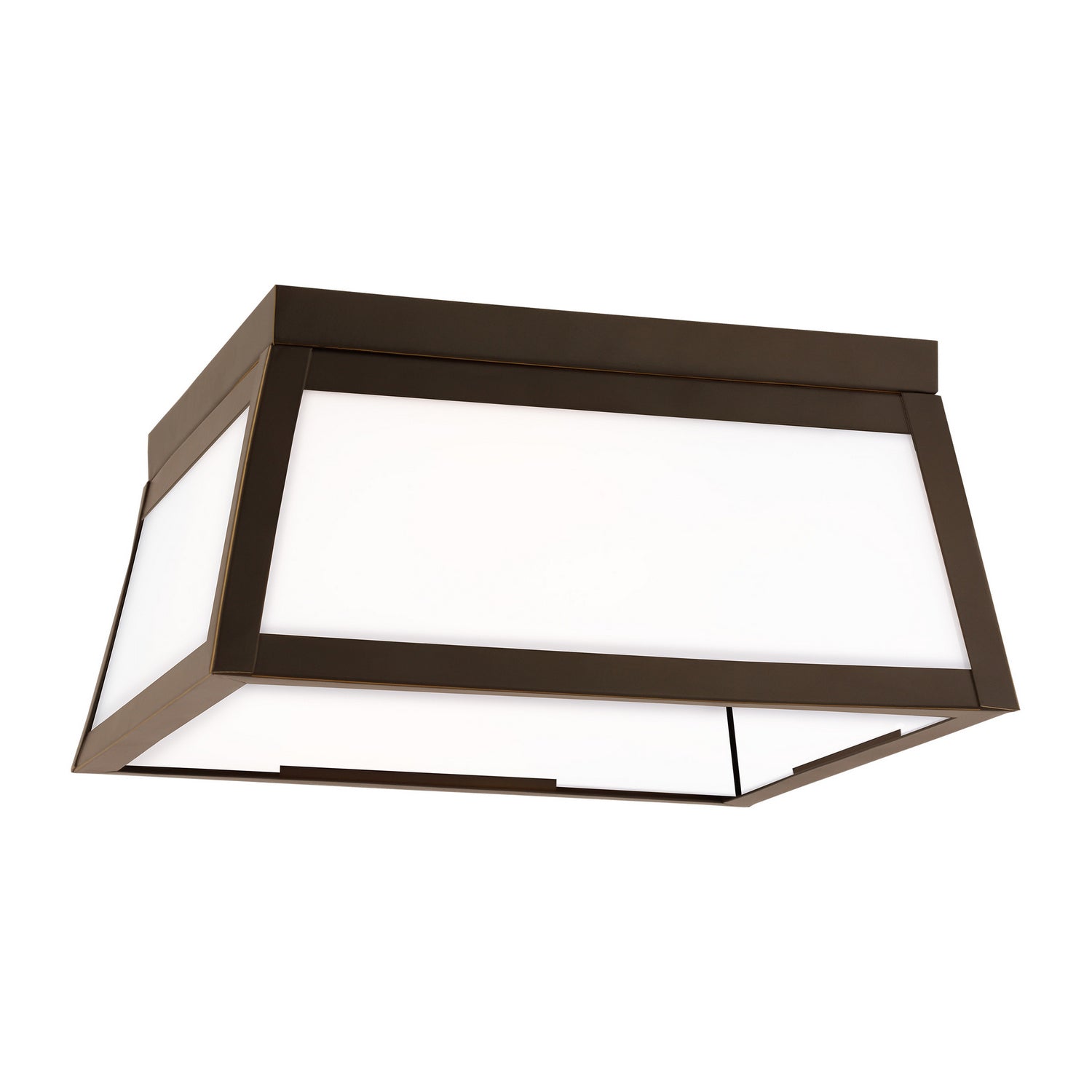 Visual Comfort Studio - 7848402-71 - Two Light Outdoor Flush Mount - Founders - Antique Bronze