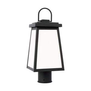 Visual Comfort Studio - 8248401EN3-12 - One Light Outdoor Post Lantern - Founders - Black