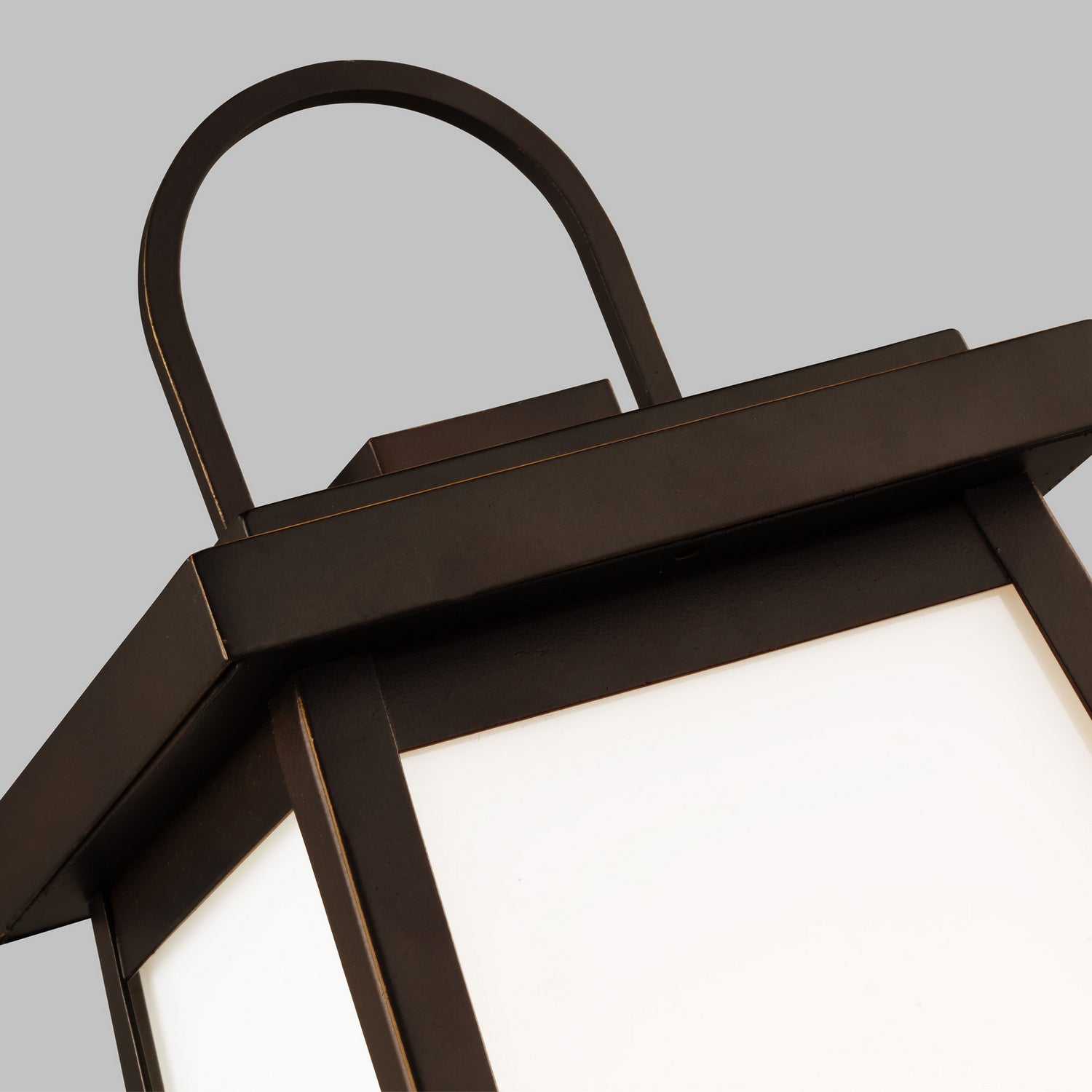 Visual Comfort Studio - 8248401EN3-71 - One Light Outdoor Post Lantern - Founders - Antique Bronze