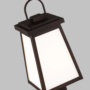Visual Comfort Studio - 8248401EN3-71 - One Light Outdoor Post Lantern - Founders - Antique Bronze