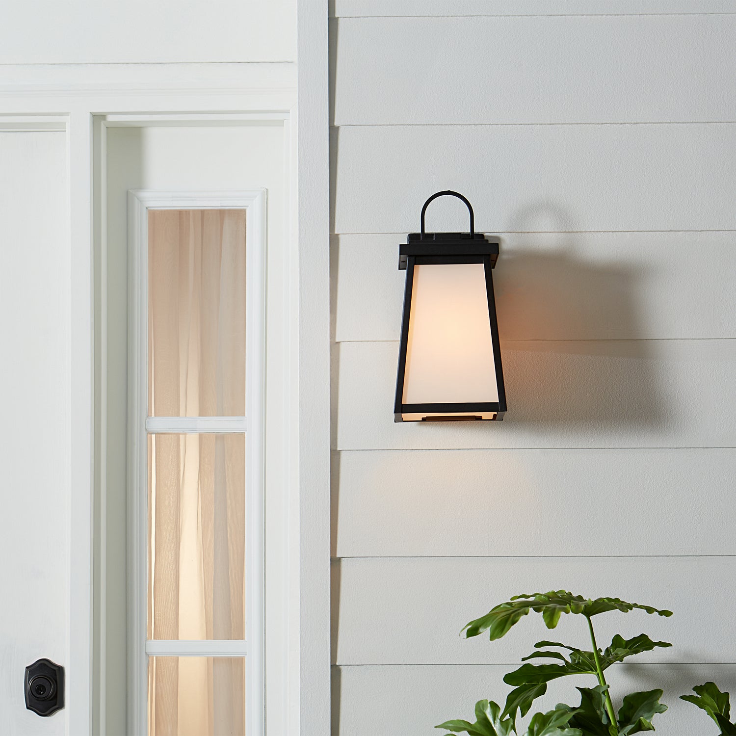 Visual Comfort Studio - 8648401-12 - One Light Outdoor Wall Lantern - Founders - Black