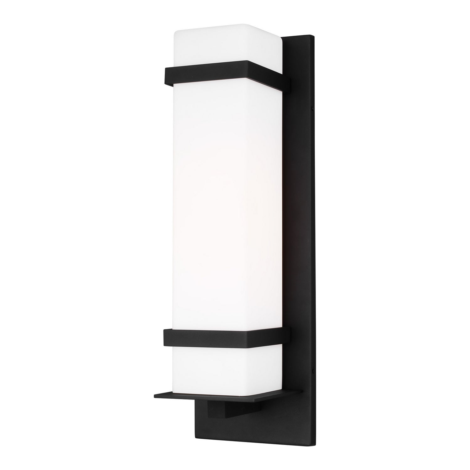 Generation Lighting. - 8720701EN3-12 - One Light Outdoor Wall Lantern - Alban - Black