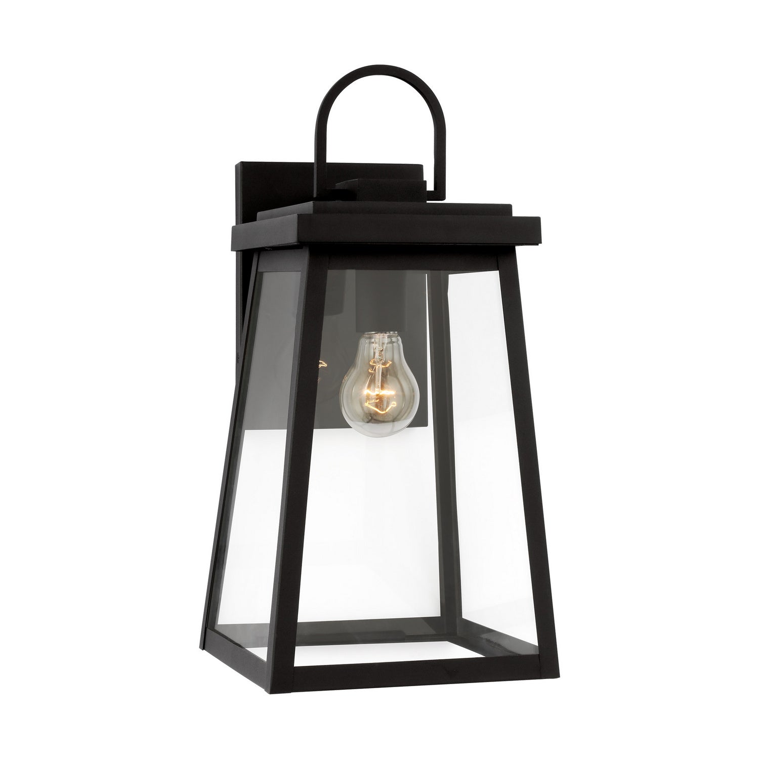 Visual Comfort Studio - 8748401-12 - One Light Outdoor Wall Lantern - Founders - Black