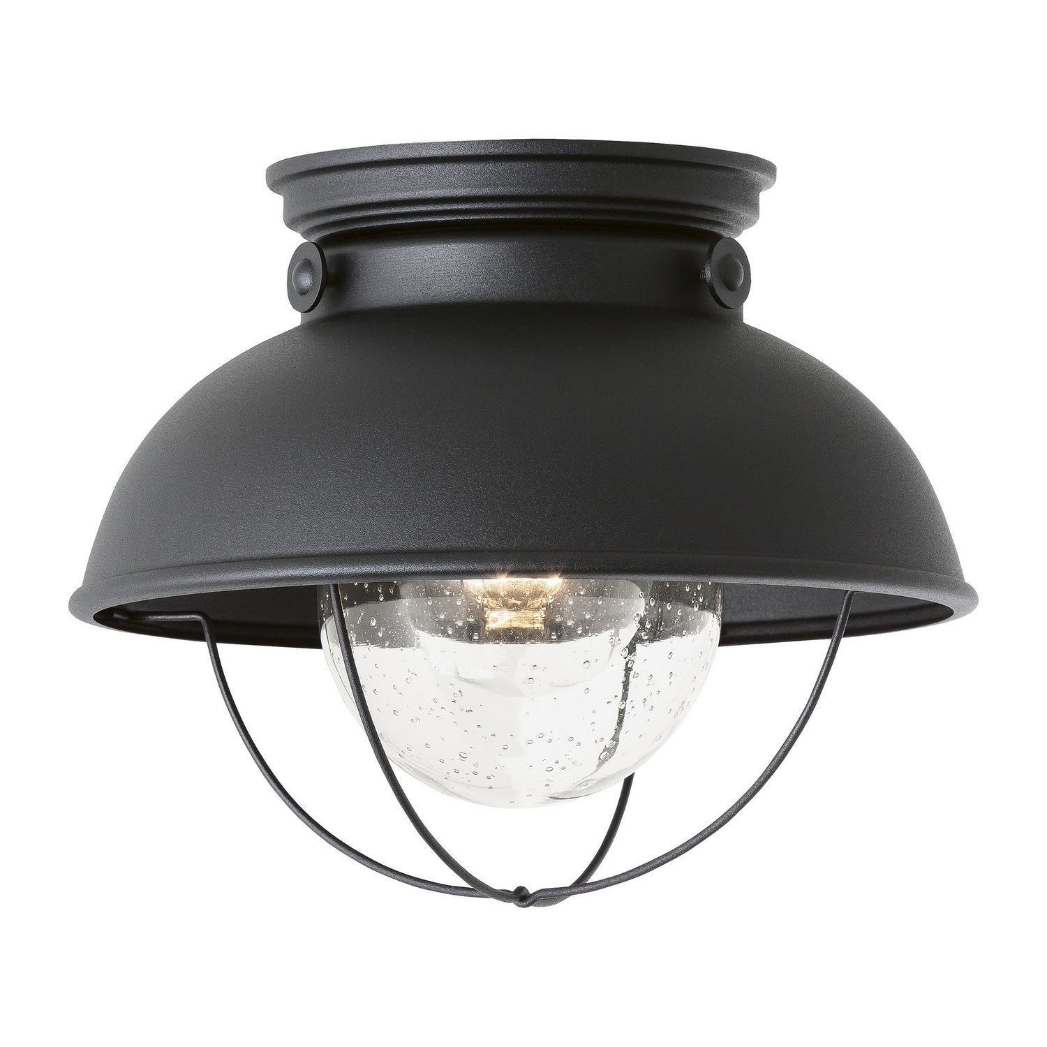 Generation Lighting. - 8869EN3-12 - One Light Outdoor Flush Mount - Sebring - Black