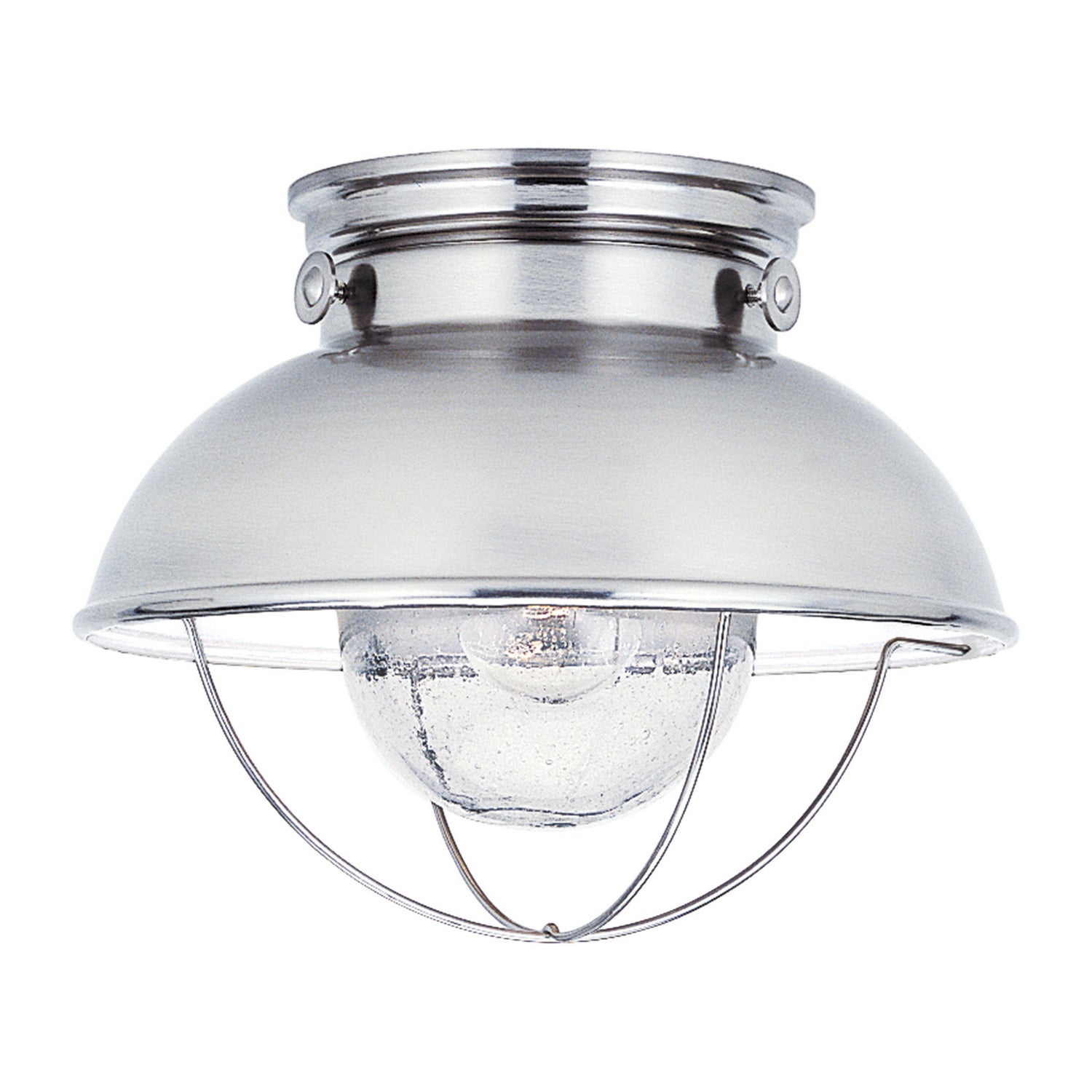 Generation Lighting. - 8869EN3-98 - One Light Outdoor Flush Mount - Sebring - Brushed Stainless