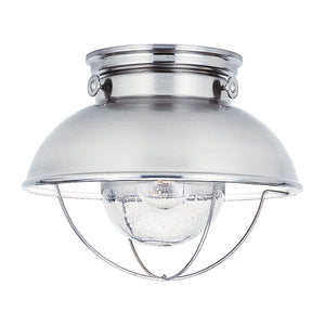 Generation Lighting. - 8869EN3-98 - One Light Outdoor Flush Mount - Sebring - Brushed Stainless