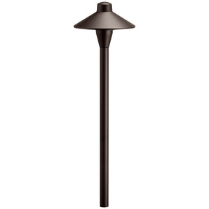 Kichler - 15478AZT - One Light Path - Textured Architectural Bronze