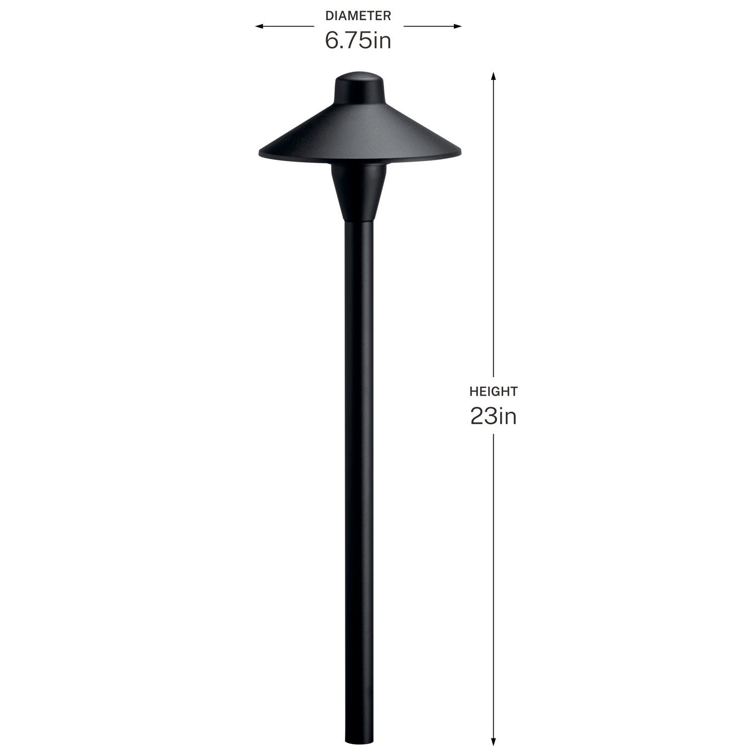 Kichler - 15478BKT - One Light Path Light - Textured Black