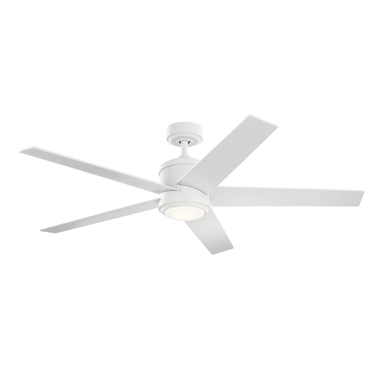 Kichler - 300044MWH - 56"Ceiling Fan - Brahm - Matte White