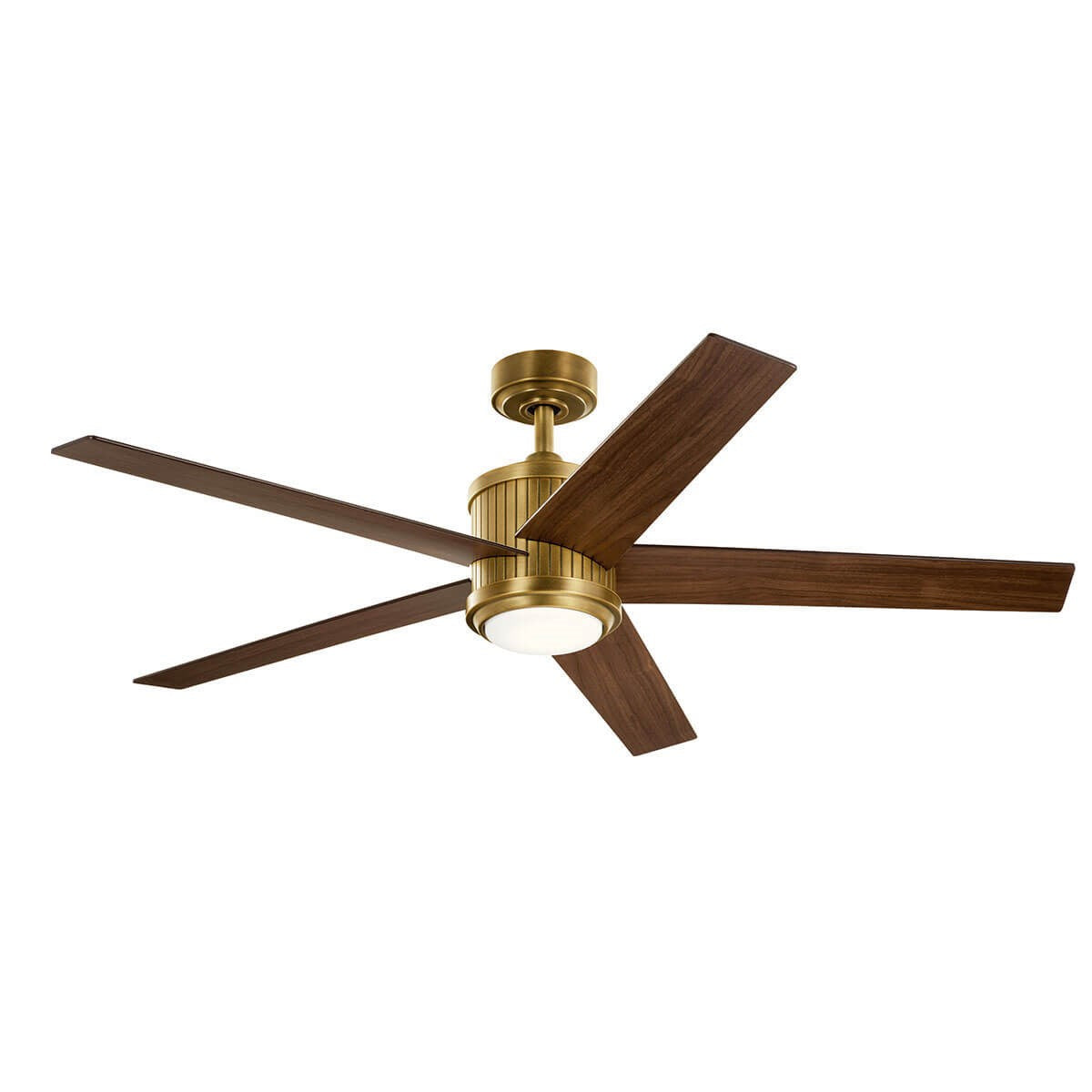 Kichler - 300044NBR - 56"Ceiling Fan - Brahm - Natural Brass