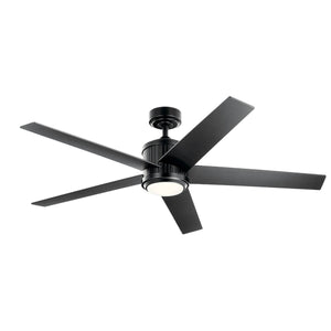 Kichler - 300044SBK - 56"Ceiling Fan - Brahm - Satin Black