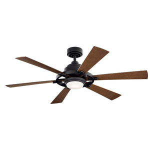 Kichler - 300241DBK - 52"Ceiling Fan - Gentry Lite - Distressed Black