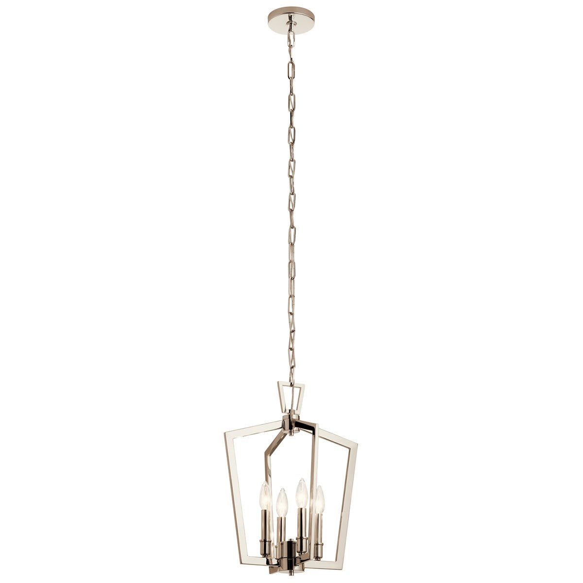 Kichler - 43498PN - Four Light Pendant - Abbotswell - Polished Nickel