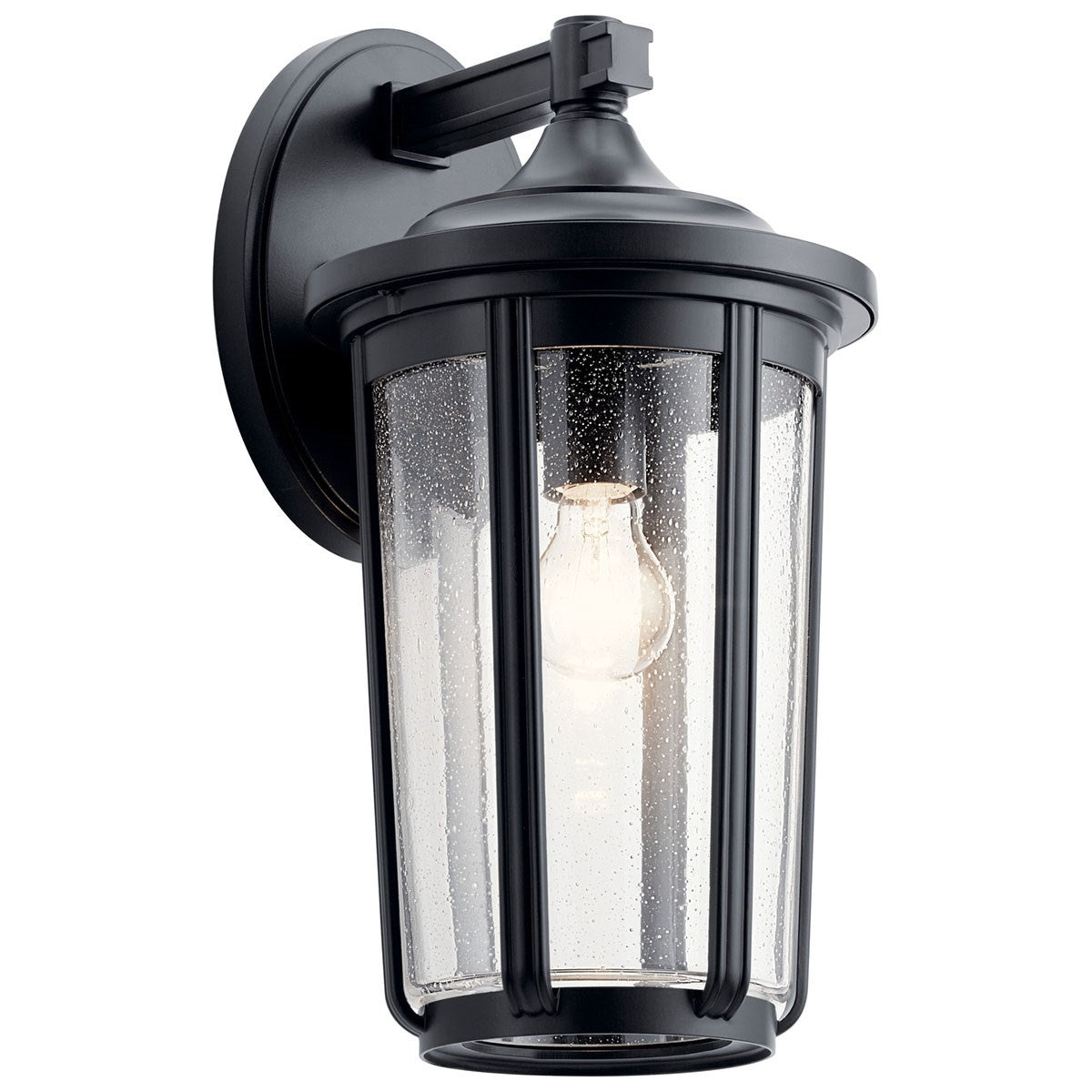 Kichler - 49894BK - One Light Outdoor Wall Mount - Fairfield - Black