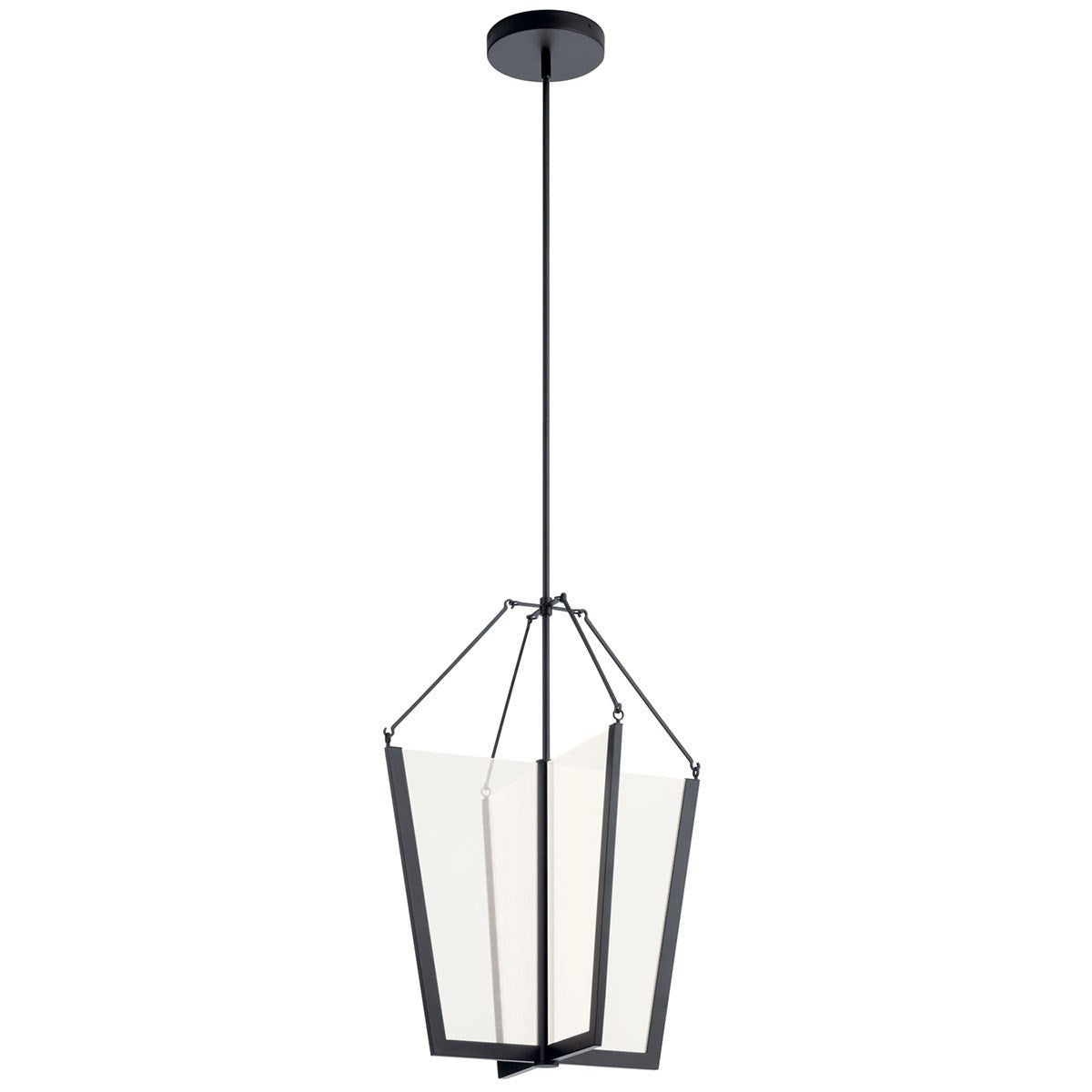 Kichler - 52292BKLED - LED Foyer Pendant - Calters - Black