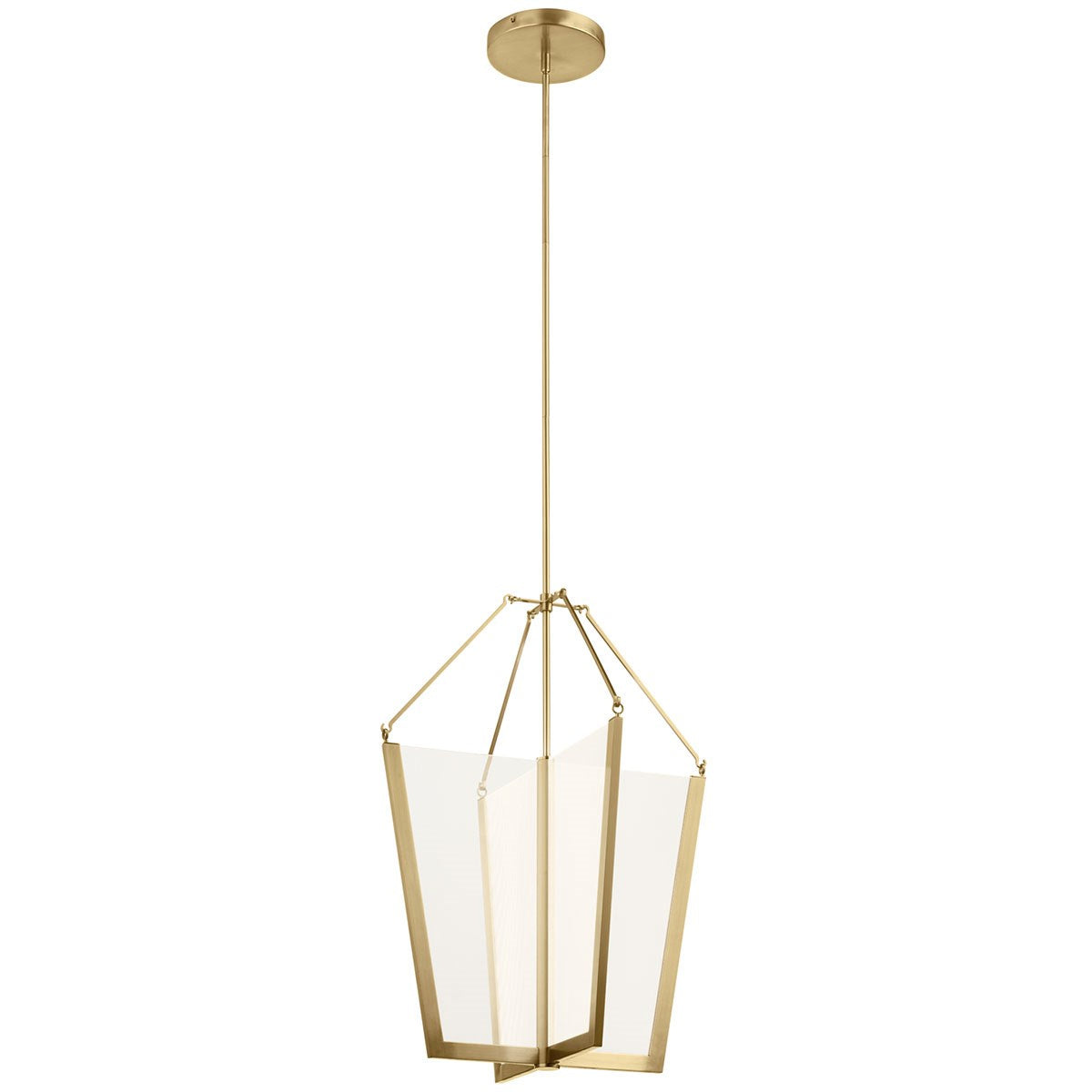 Kichler - 52292CGLED - LED Foyer Pendant - Calters - Champagne Gold