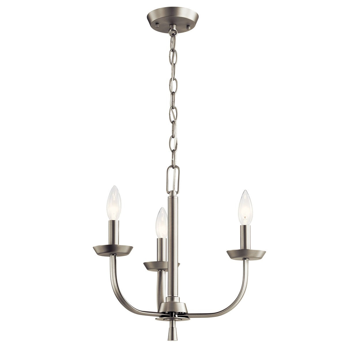 Kichler - 52383NI - Three Light Mini Chandelier - Kennewick - Brushed Nickel