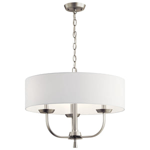 Kichler - 52384NI - Three Light Chandelier - Kennewick - Brushed Nickel